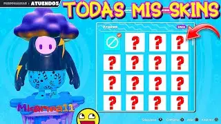 ESTAS son TODAS las SKINS que TENGO en FALL GUYS Temporada 3