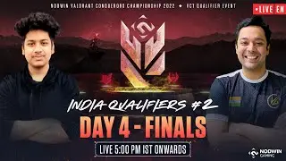 [EN] Valorant Conquerors Championship 2022 | India Qualifier #2 - Finals | VLT vs GP