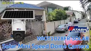 #WIOT1028FR-SOLAR #Watashi IOT #Mini Speed ​​Dome Wi-Fi SOLARSMART HOME WATASHI