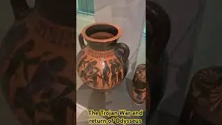 The Trojan War Jars paintings at the Ashmolean Museum, Oxford.