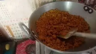 Aaj Ghar me bana Dal wala puri 😋😋😋