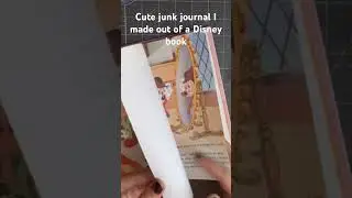 Junk journal from Disney book