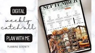 DIGITAL PLAN WITH ME | WEEKLY DIGITAL PLANNING ROUTINE | PLAN WITH ME ON MY IPAD | CATCH-ALL PLANNER
