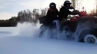 QuadRide Январские покатушки.  Прокат квадроциклов Челябинск