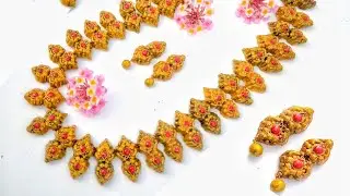 handmade terracotta jewellery Making very easy//#originalcrafts