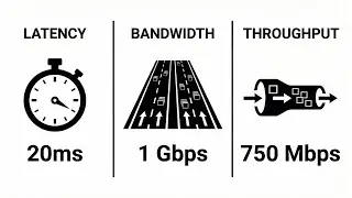 Understanding Network Latency vs Bandwidth vs Throughput