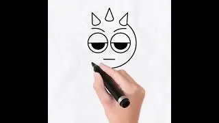 Drawing RED [ RADDY ] from Incredibox Sprunki
