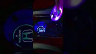 Custom Logo LED Car Cup Holder Lights