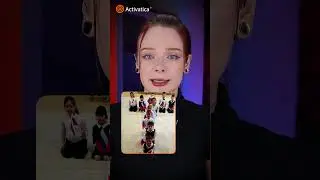 🟠Детей поставили на колени, выставив в виде букв &laquo;ПУТИН&raquo; #путин #дети #школьники #новости