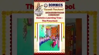 Aksharabhyasam Ceremony  | Vasant Panchami 2026 | Domnics Learning Tree - The Pre School | DOMNICS
