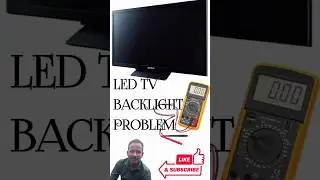 LED TV BACKLIGHT PROBLEM FIX  #ledtvmotherboard #ledtv #backlight