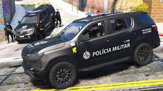 2 CRIMINOSOS MORREM após CONFRONTO com PATAMO - PMDF | GTA 5 POLICIAL