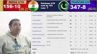 REVIEWS OF MENS U 19 ASIA CUP  2025 || MATCH GRAND FINALE  ASIA INDIA U19 VS PAKISTAN U19