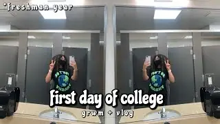 First Day of College Classes GRWM + VLOG 2020! (freshman)