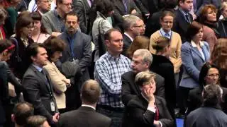 EU Staff Observe Minute's Silence in Brussels