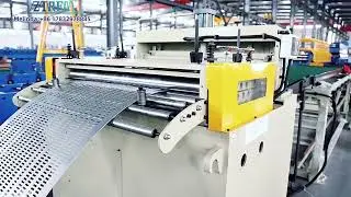 perforated metal sheet cutting machine CTL coil cut to length machine