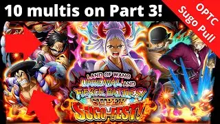 THE LUCK NEVER ENDS! My part 3 multis to rainbow Roger + Oden and Gear 5 Luffy! OPTC Pulls