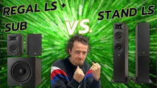 Kompaktlautsprecher + Subwoofer oder Standlautsprecher - Was klingt besser? Soundtest mit JBL Stage!