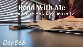 Quiet Library Focus 📚 | Read With Me &middot; 30 Minutes &middot; No Music &middot; Ambient Noise