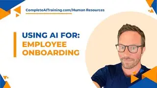 Using AI for Employee Onboarding   AI Training for Human Resources Manager