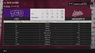 GTR Dynasty 4 TCU @ 3 Mississippi State S11