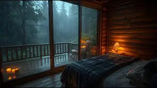 Forest Rain at Night 🌧️ | Gentle Rain Sounds for Stress Relief & Sleep