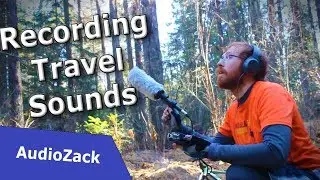 Recording audio for travel videos (feat. Ernest Hemingway)
