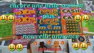 Grattage FDJ 🤑🤑chiffre d'or cash x20 mots crois&eacute;s belle session 🤑🤑🤑🤑et nouvelles annonces