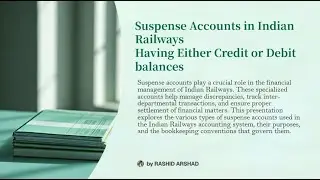 Suspense Accounts DR or CR balances
