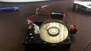 Basic pulse motor with homemade reed switch