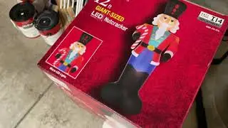 NEW FOR 2021 Micro LED Nutcracker Inflatable