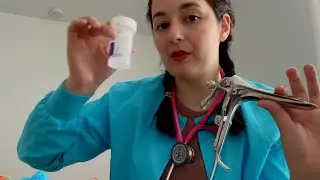ASMR | Визит к гинекологу &mdash; первый ежегодный осмотр и мазок Папаниколау с объяснениями! (Медицинс...