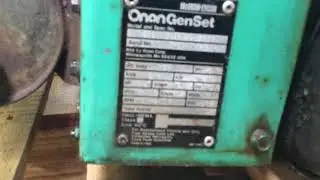 Onan Emerald III GenSet 6500 Watt RV Generator 6.5 kW