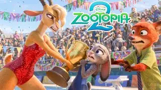 Zootopia 2 | Judy Race the Swimming Championship & Nick Recuse Judy from Gazelle's Conspiracy