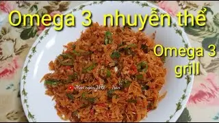 Dried sea shrimp (dried sea shrimp) fried, a good and cheap source of omega 3 mollusks. Delicious...