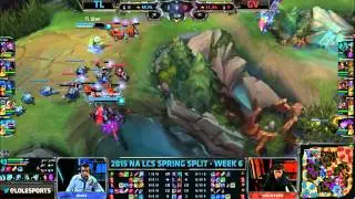 Team Liquid vs Gravity | S5 NA LCS Spring 2015 Week 6 Day 1 | TL vs GV W6D1G3 VOD