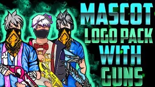 Best PREMIUM MASCOT LOGO PACK WITH GUN//GAMING LOGO LINK//FREE FIRE MASCOT LOGO TOTORIAL//MAD GAMING