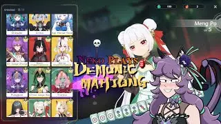 Let's bet our lives against some pretty demons! ~*Demonic Mahjong*~ 【VTuber】