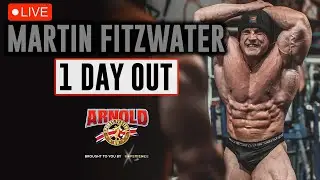 LIVE 🔴 Martin Fitzwater 1 DAY OUT 2022 Arnold Classic UK | INTERVIEW 1-on-1