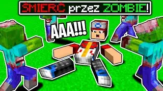 ZJEDZONY przez ZOMBIE! CZY PRZEŻYJĘ w Minecraft