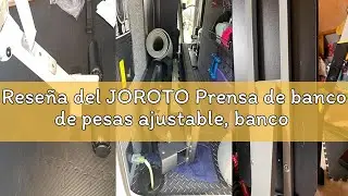 Reseña del JOROTO Prensa de banco de pesas ajustable, banco de entrenamiento plegable de carga de 70