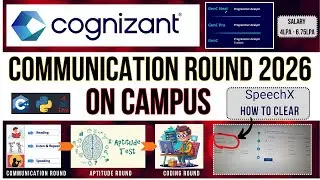Cognizant Communication Round 2026 ON CAMPUS | How to Clear Cognizant Communication Assessment