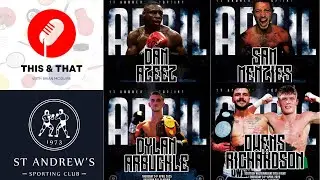 SASC April Boxing Dinner