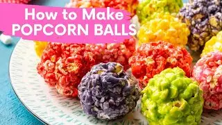 Popcorn Balls | Rainbow Food Recipe Ideas