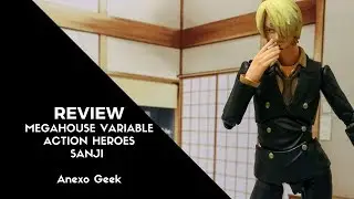 MEGAHOUSE VARIABLE ACTION HEROES - SANJI ONE PIECE - REVIEW  (PT BR) - ANEXO GEEK