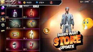 Ob50 Buddy Mart Store Update New Reward | Free Fire 30 July Buddy Mart Store Update Kab Hoga FF