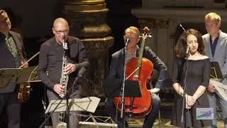 Rima Khcheich, Mike Fentross,  Maarten Ornstein, Matangi Quartet, and Calefax Quintet at Duif Kerk