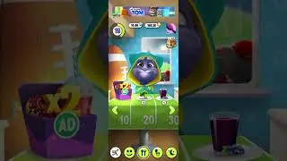 Weird reaction of food #mytalkingtom #virtualpetgames #mobilegaming #competitivegaming