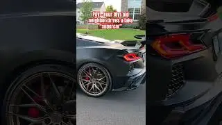 Your 18yr old neighbor drives a fake supercar -C8 corvette #c8 #cartok #c8vette #sportscar #z06 #fyp