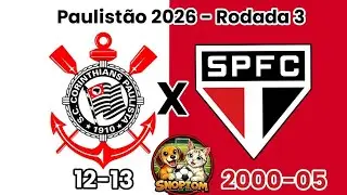 MAJESTOSO FLASHBACK! CORINTHIANS 12&ndash;13 X S&Atilde;O PAULO 2000&ndash;05 ⚽🔥 | Snoptom Bomba Patch